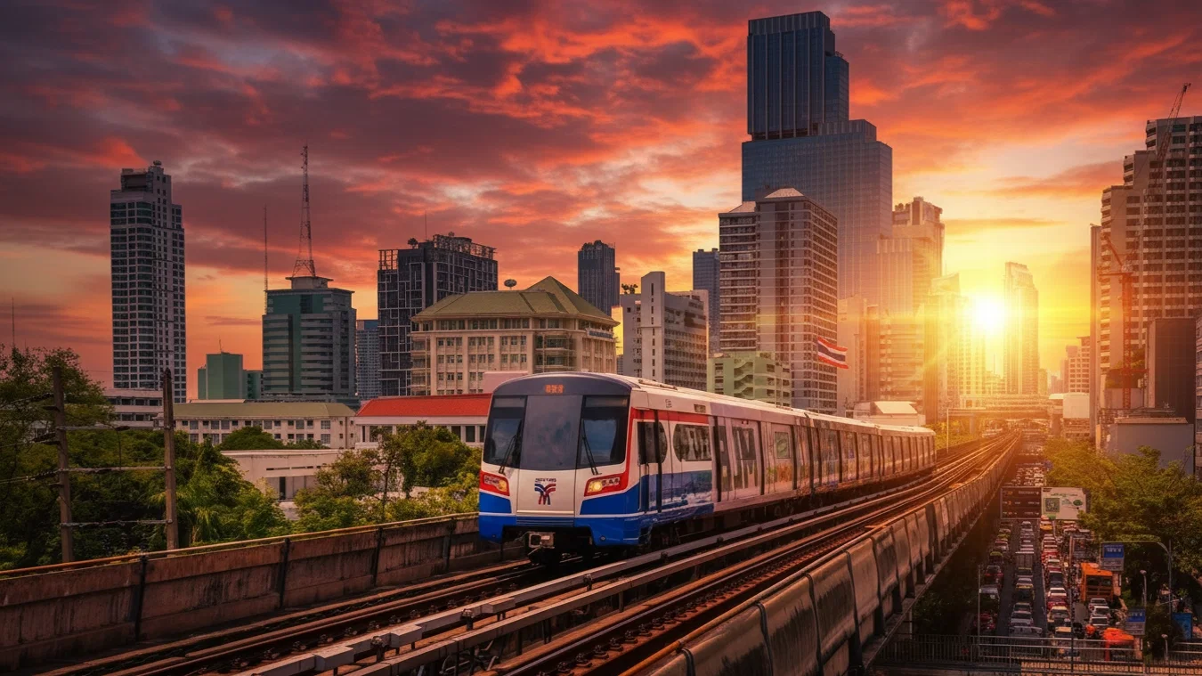 BTS Sky Train in Bangkok