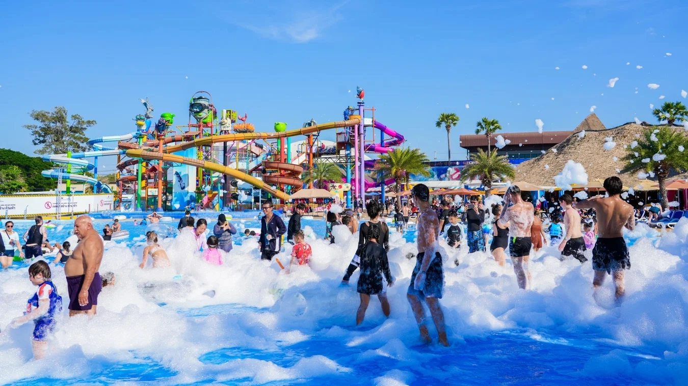 Columbia Pictures Aquaverse Waterpark Tour Pattaya