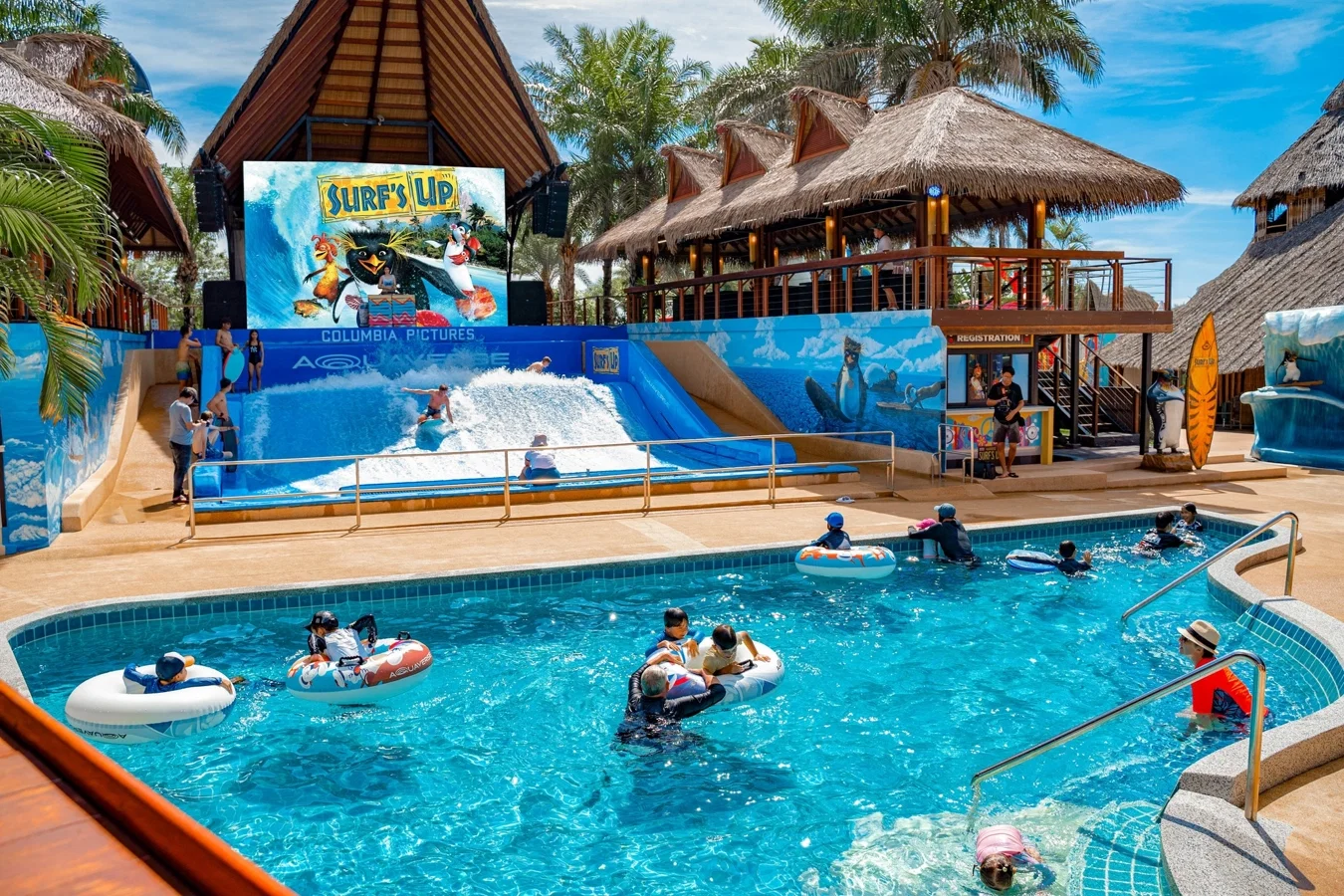 Columbia Pictures Aquaverse Waterpark Tour Pattaya