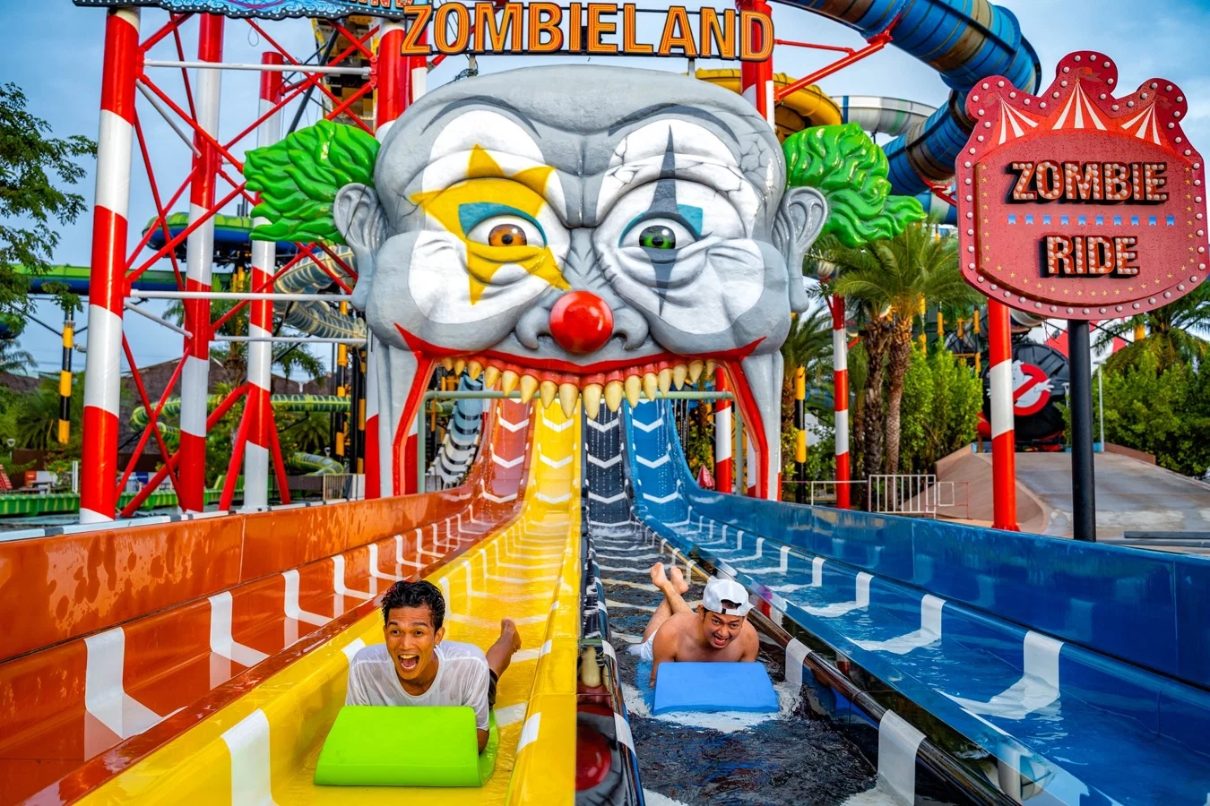 Columbia Pictures Aquaverse Waterpark Tour Pattaya