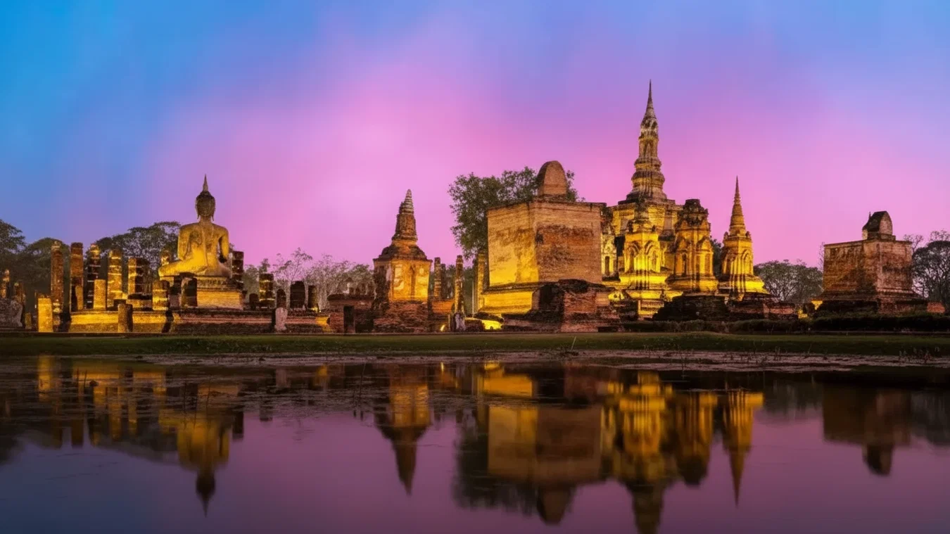 Evening in Ayutthaya