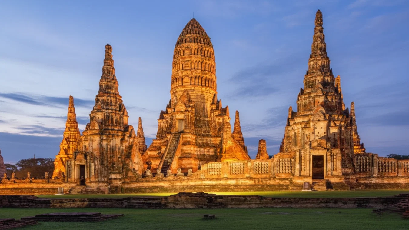 Evening in Ayutthaya
