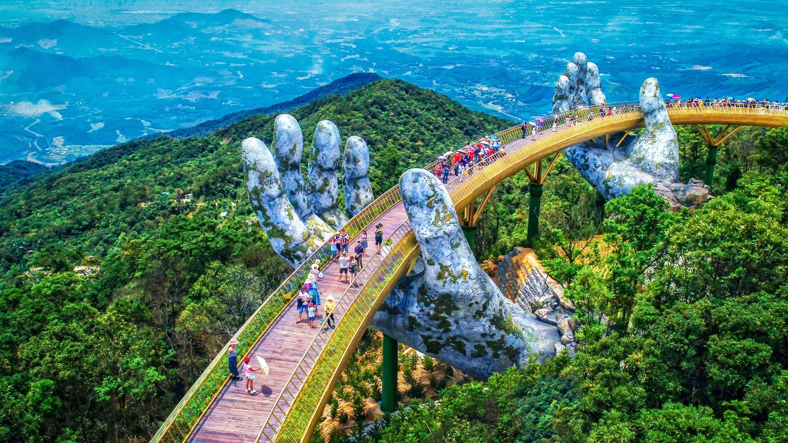 Golden Bridge on Ba Na Hills